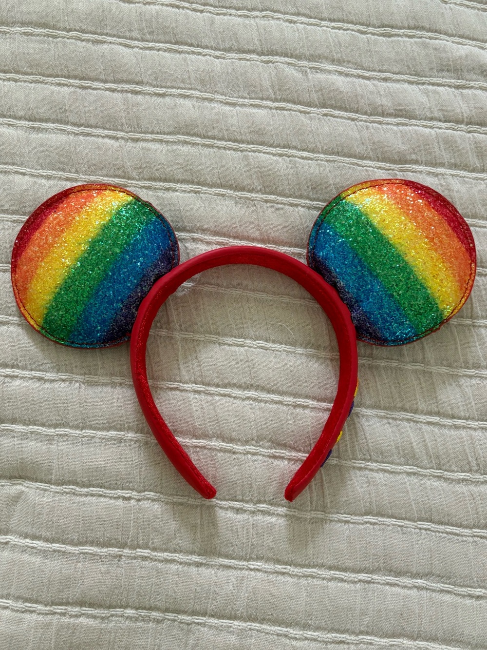 Disney Parks Limited Ears Headband Pride Love Rainbow Minnie Mikey Mouse